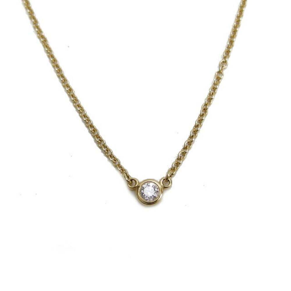 TIFFANY 18k Gold Diamond Necklace